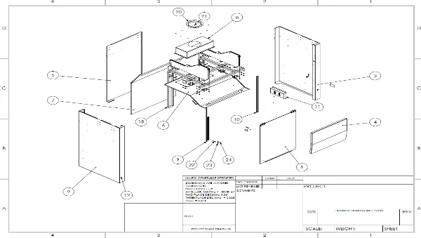 exploded-view-of-mechanical-component